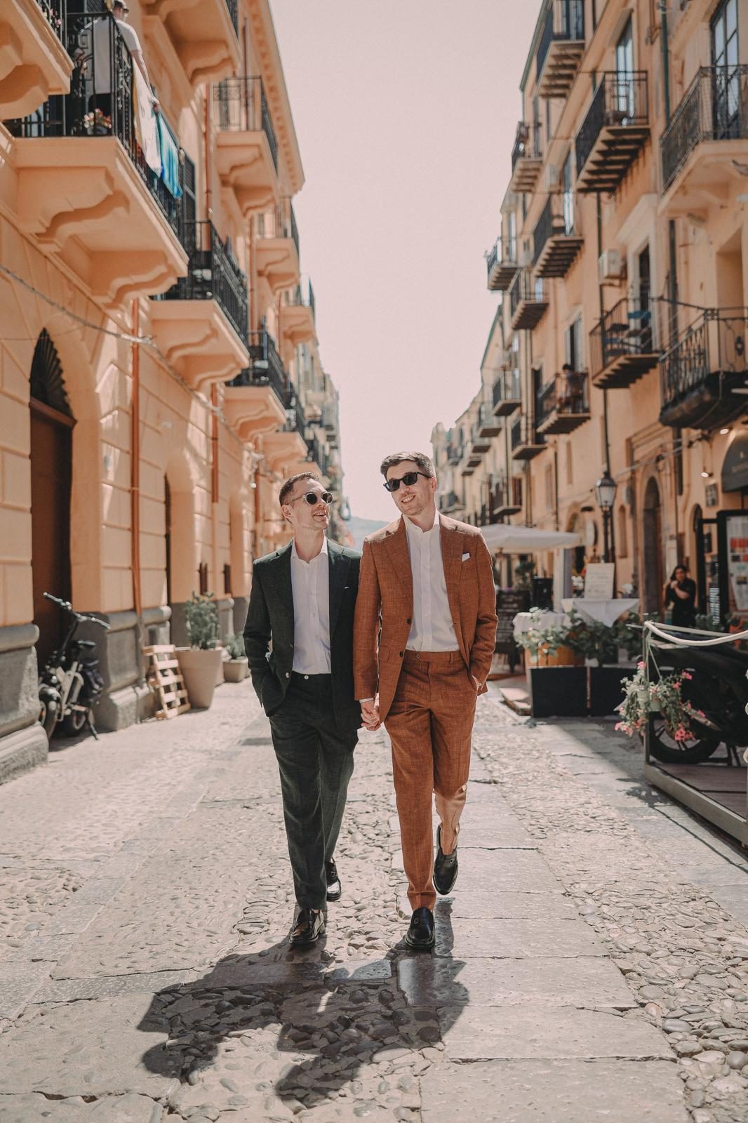 Sicilian wedding portrait