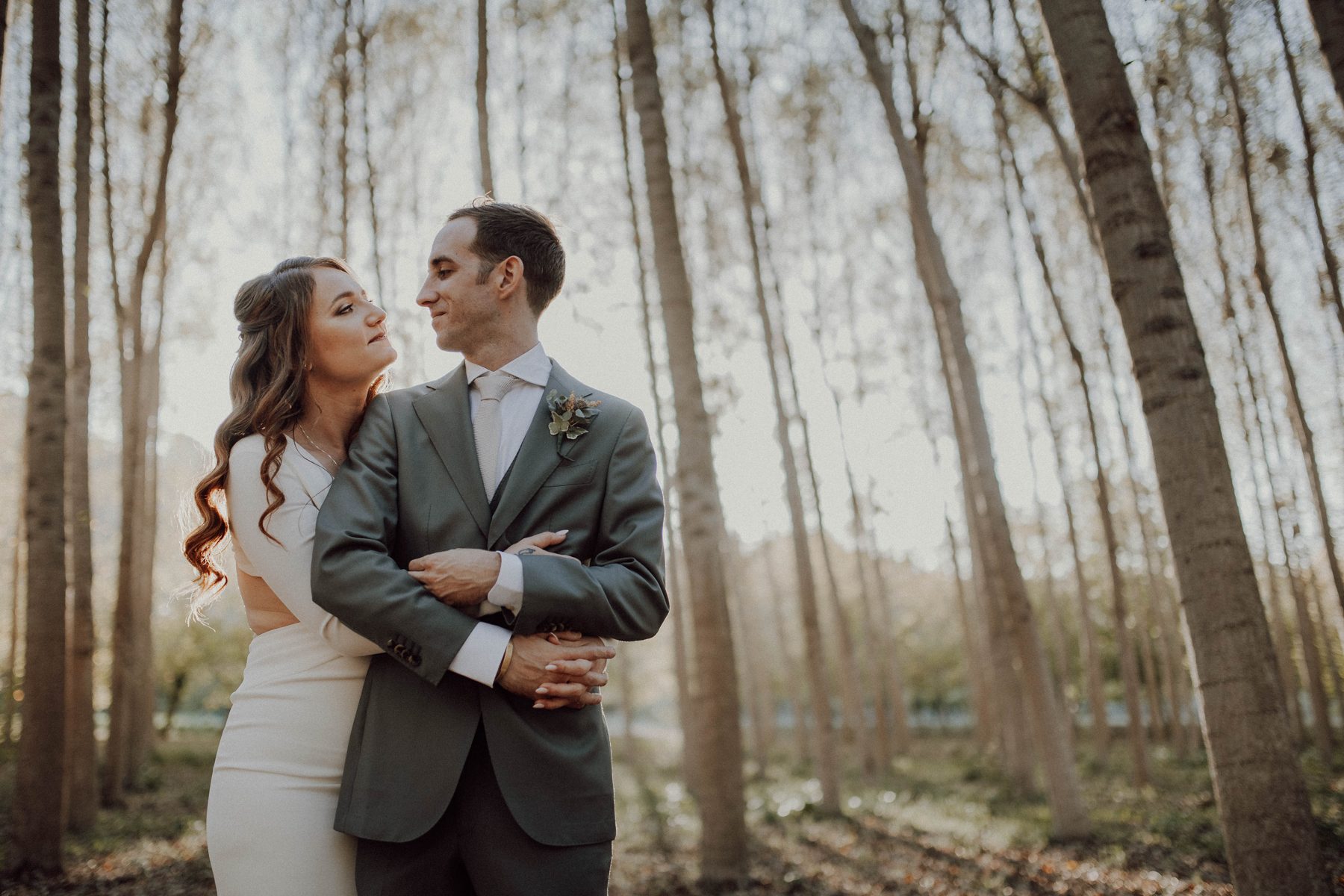 Autumn woodland wedding in Piazza Armerina