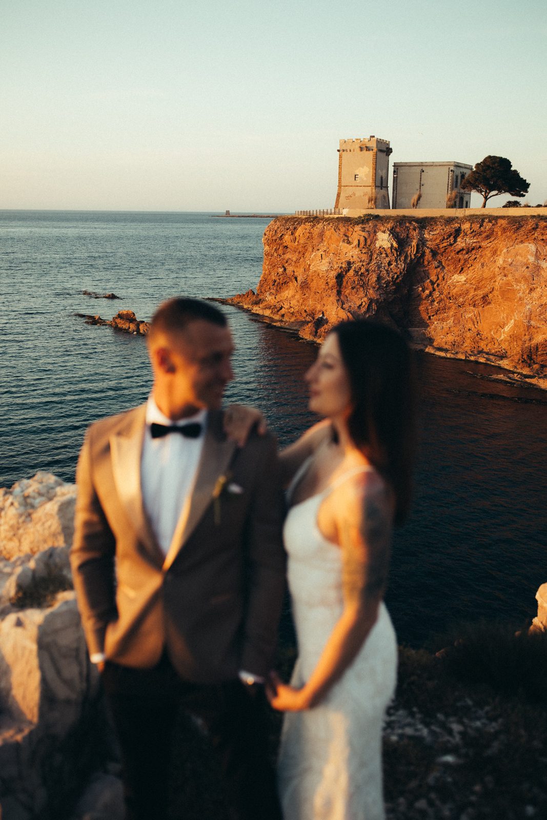 Clifftop villa wedding in Terrasini