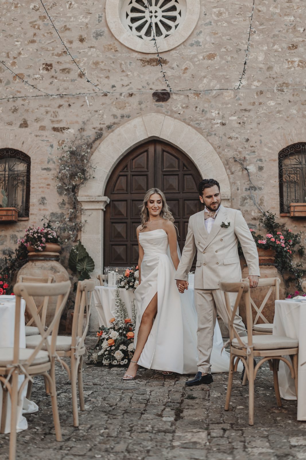 Abbey wedding at Abbazia Santa Anastasia, Castelbuono